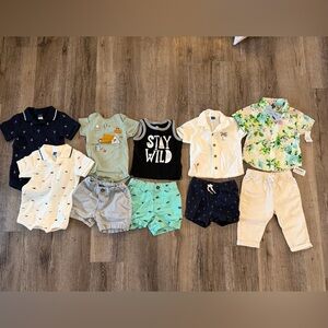NWT/EUC- Baby Boy 6-12M summer bundle- Old Navy, Carter’s, Gerber
